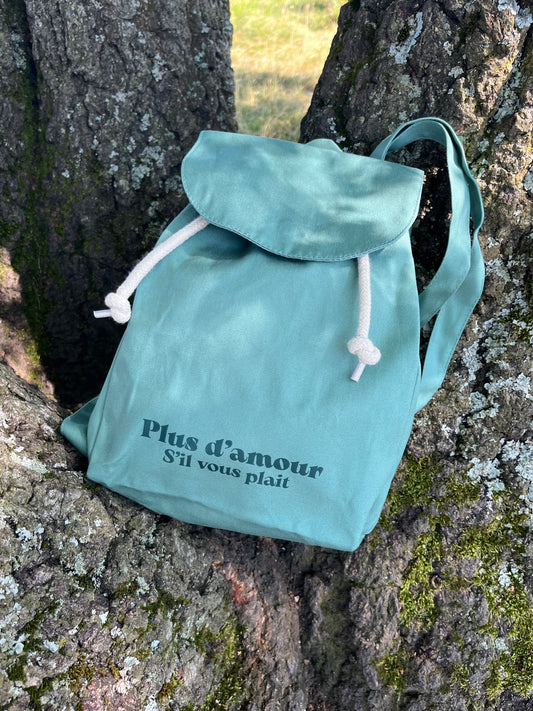 Mini mochila "Plus d'amour s'il vous plait" -Hilma Studio-