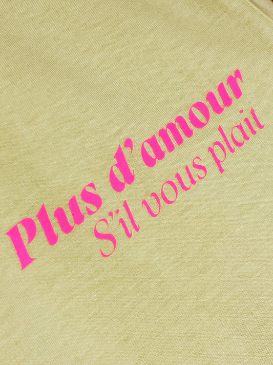 Camiseta unisex de algodón corte unisex color amarilla con mensaje positivo – Hilma studio