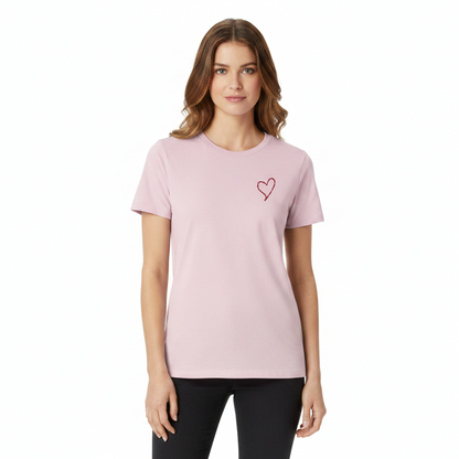 Camiseta unisex "Coeur Léger" -Hilma Studio-