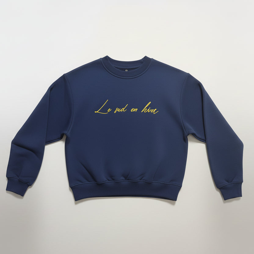 Sudadera "Le sud en hiver" -Hilma Studio-