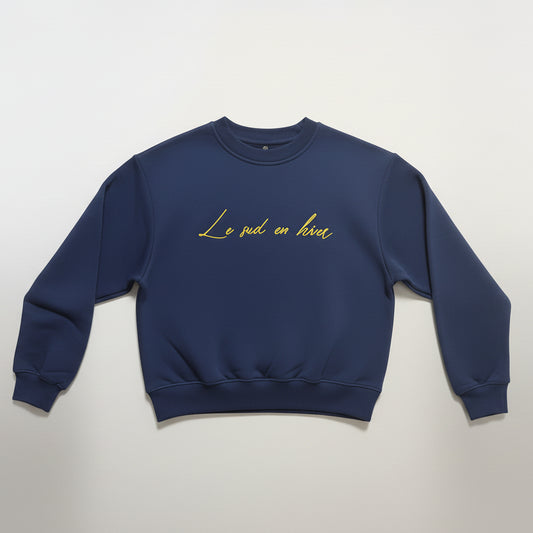 Sudadera "Le sud en hiver" -Hilma Studio-