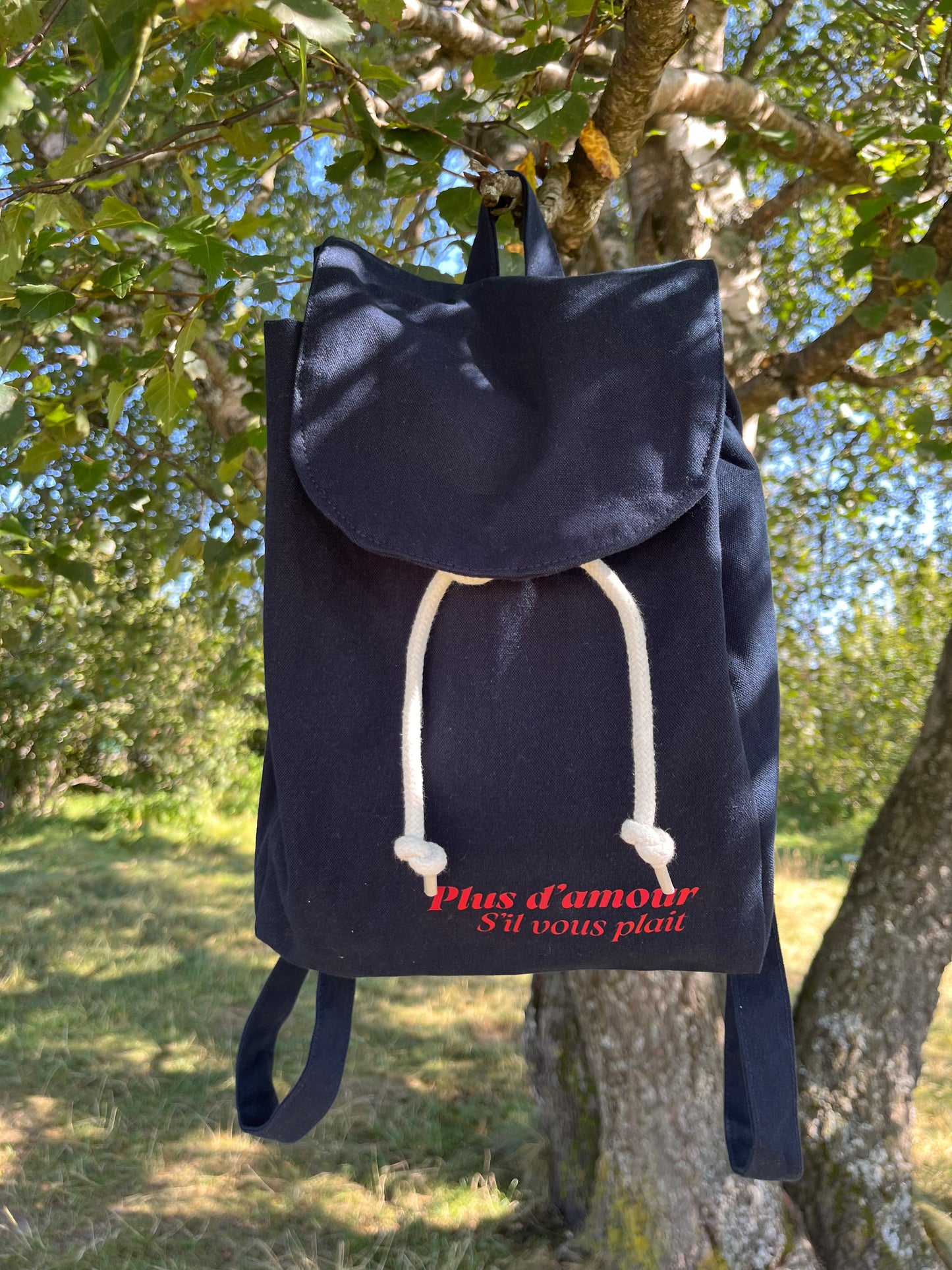 Mini mochila "Plus d'amour s'il vous plait" -Hilma Studio-