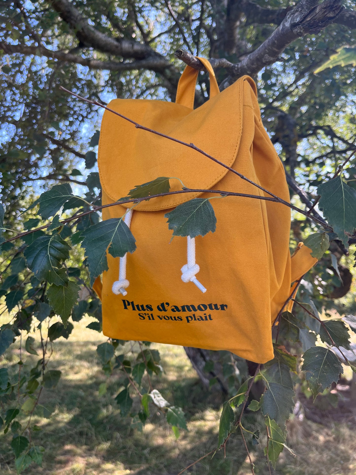 Mini mochila "Plus d'amour s'il vous plait" -Hilma Studio-