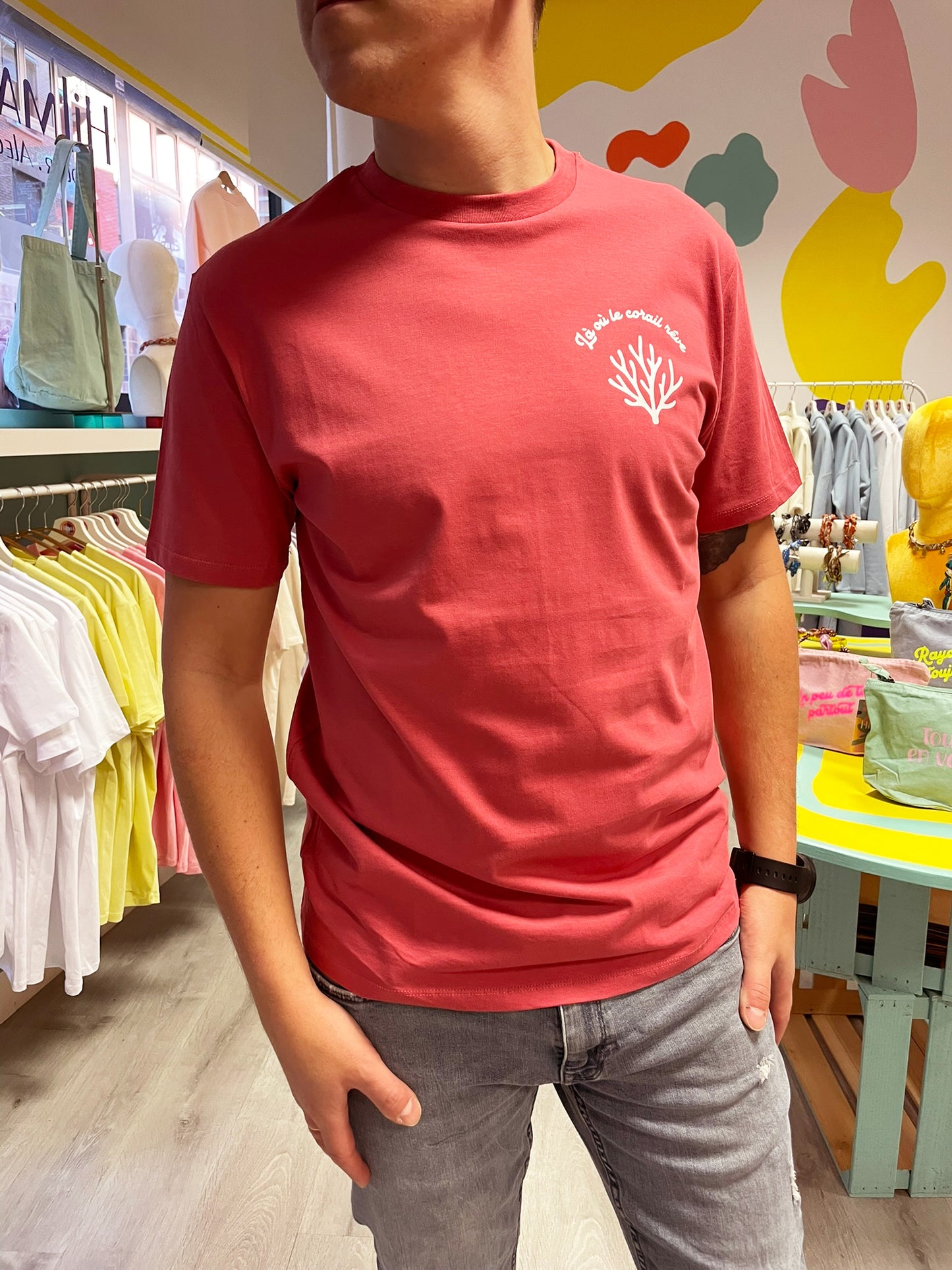 Camiseta unisex "Là où le corail rêve" -Hilma Studio-