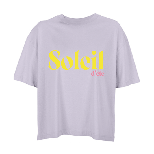 Camiseta boxy "Soleil d'été" -Hilma Studio-