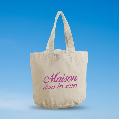 Bolso tote de algodón con mensaje positivo y diseño colorido Studio Hilma