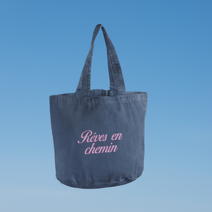 Bolso tote de algodón con mensaje positivo y diseño colorido Studio Hilma