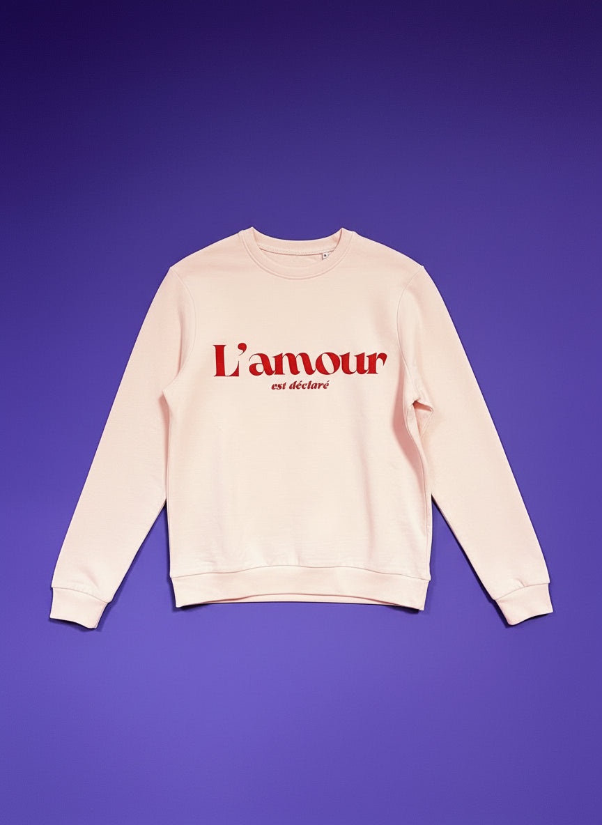 Sudadera unisex de algodón orgánico con diseño moderno y mensaje positivo – Hilma Studio