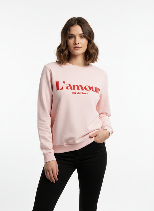 Sudadera unisex de algodón orgánico con diseño moderno y mensaje positivo – Hilma Studio