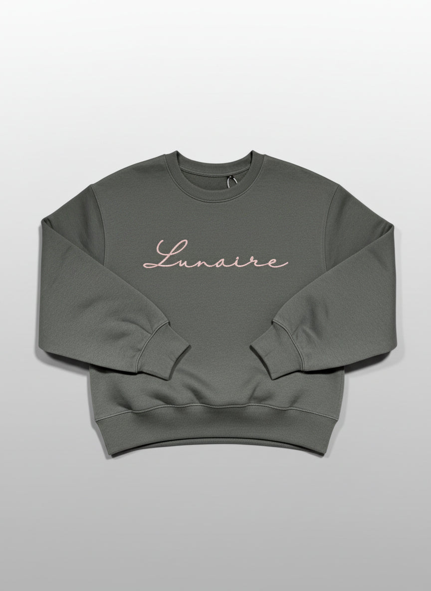 Sudadera unisex de algodón orgánico con diseño moderno y mensaje positivo – Hilma Studio