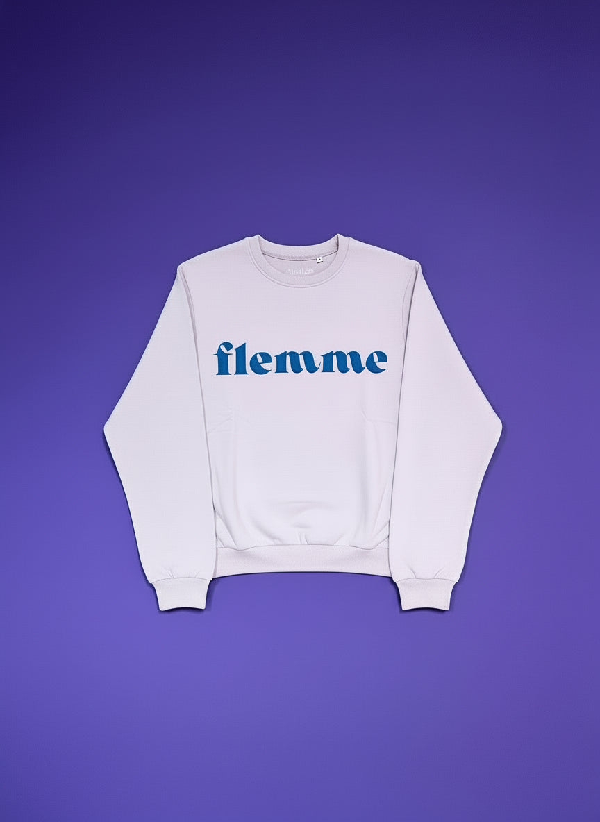 Sudadera unisex de algodón orgánico con diseño moderno y mensaje positivo – Hilma Studio