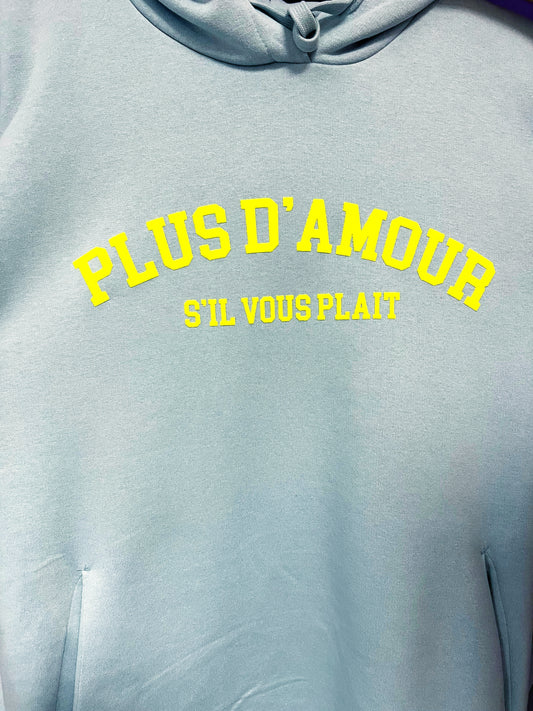 Sudadera vestido de algodón orgánico con diseño moderno y mensaje positivo – Hilma Studio