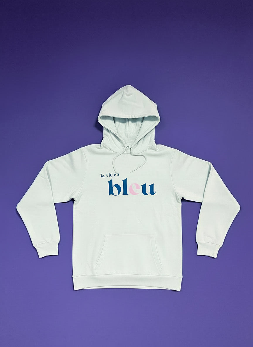 Sudadera con capucha unisex de algodón orgánico con diseño moderno y mensaje positivo – Hilma Studio